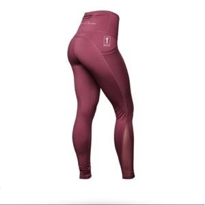First Phorm Maroon Leggings